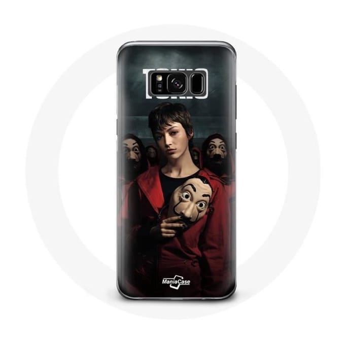 Case voor Samsung Galaxy S8 plus La Casa De Papel Tokyo Masker
