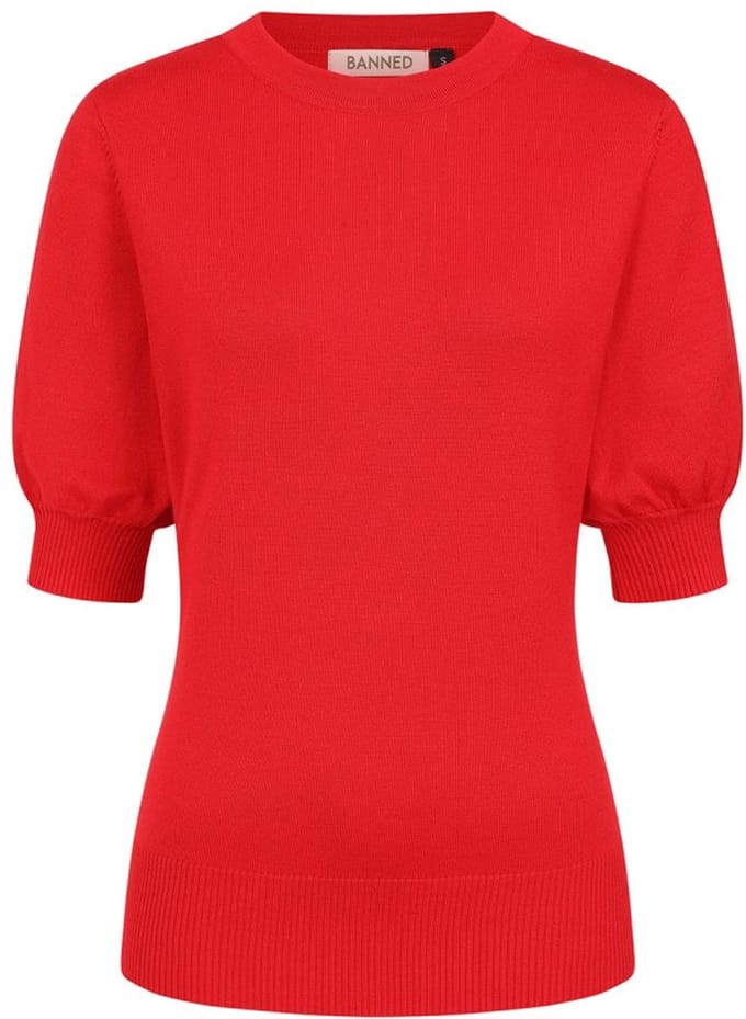 Banned - Jones Gebreide trui - S - Rood