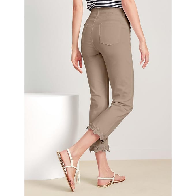 7/8 jeans Van Raffaello Rossi beige