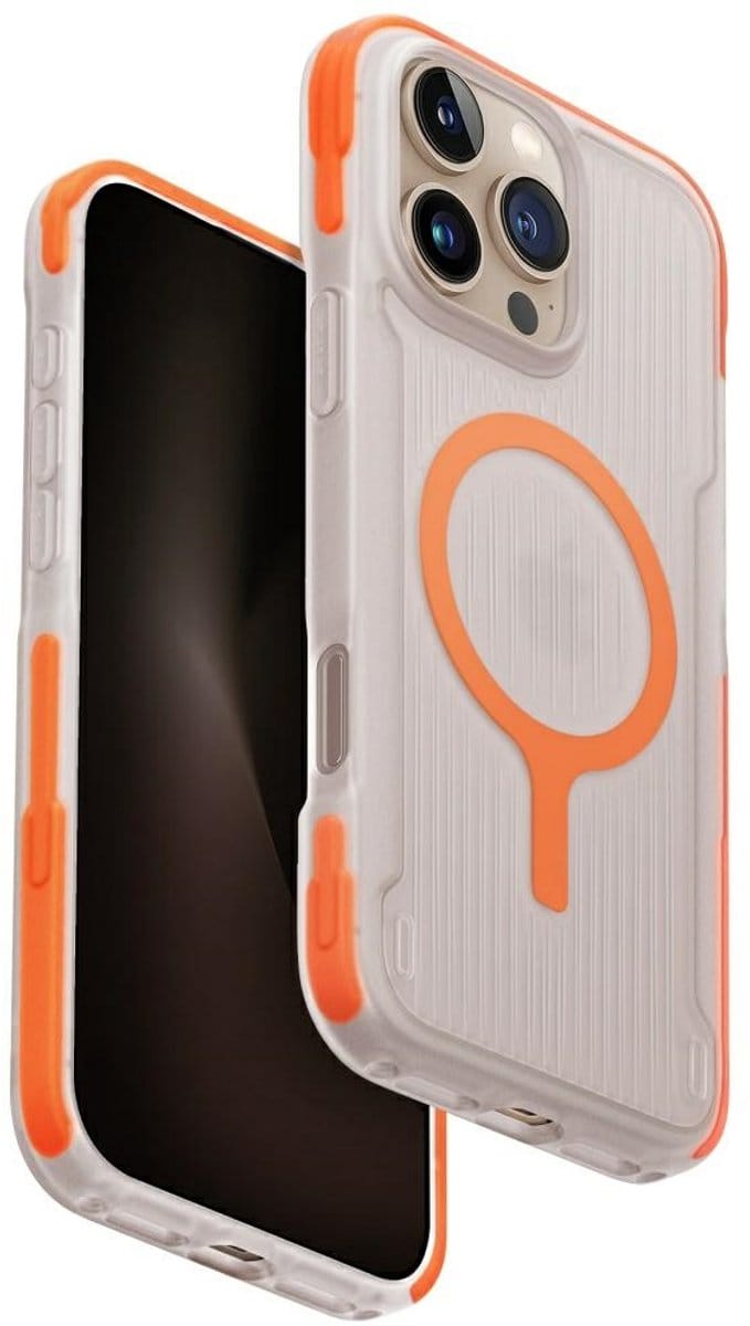 UNIQ Combat Active Serie - MagSafe Hoesje - iPhone 16 Pro Max - Pomarańczowy