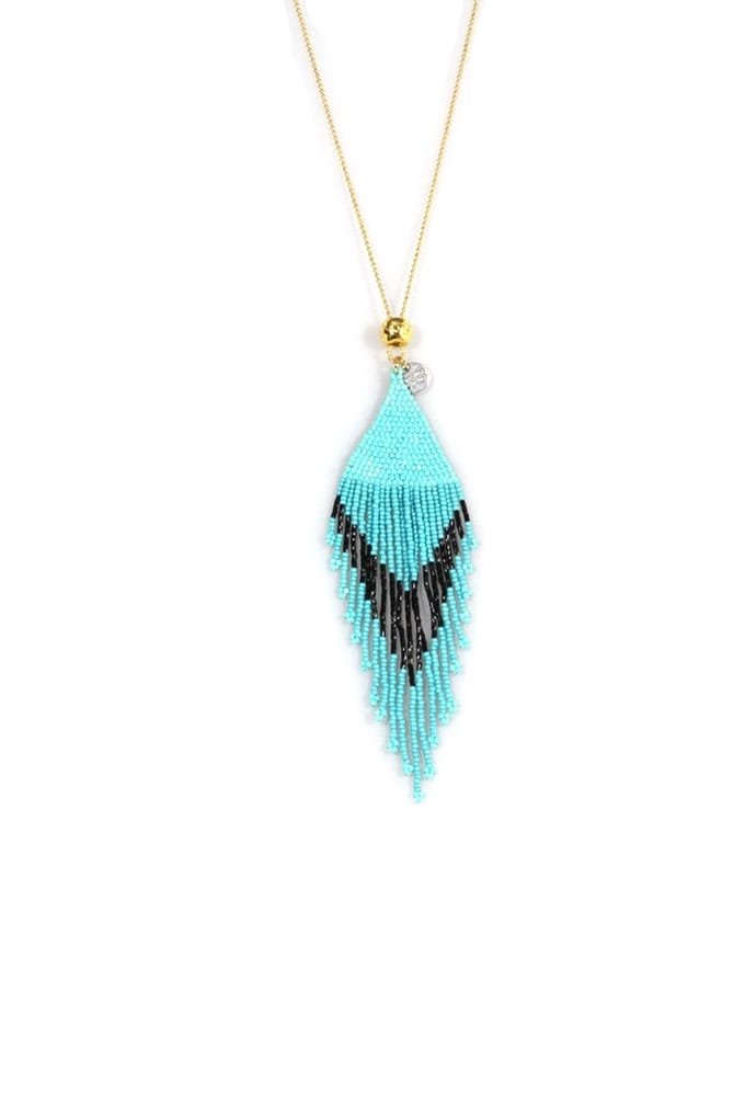 Heaven Eleven verguld ballchain met zwart tibetaanse