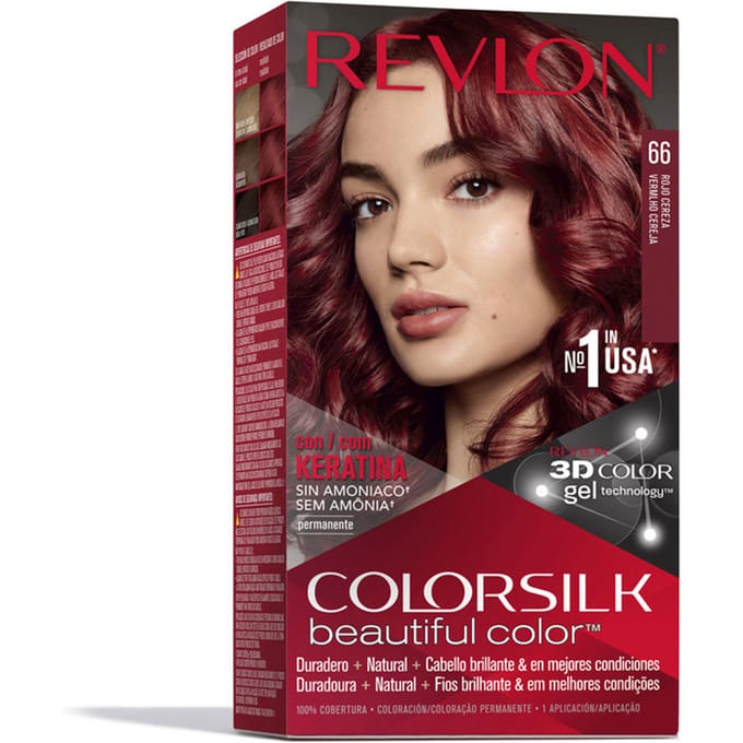 Colorsilk Kleur #66-kersenrood