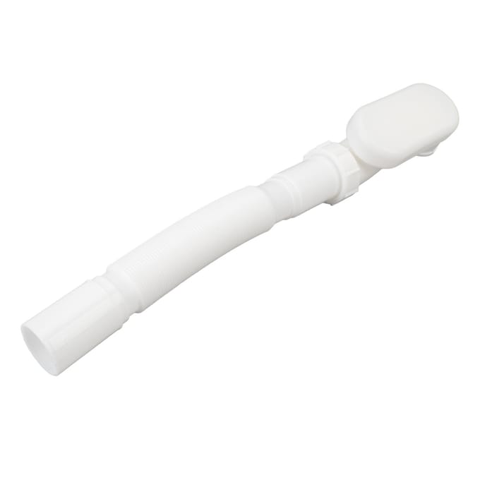 Badkuip Douche Afvoerpijp PVC 1 1/2 P Type Uitschuifbaar Geurpreventie Afvoerpijp voor Wastafels black
