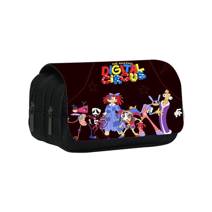 De Geweldige Digitale Circus etui met dubbellaags ontwerp black