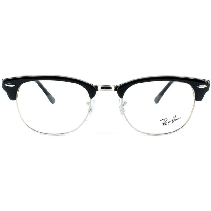 Ray-Banbril 5154 Clubmaster 2000 Glanzend zwart 49 mm