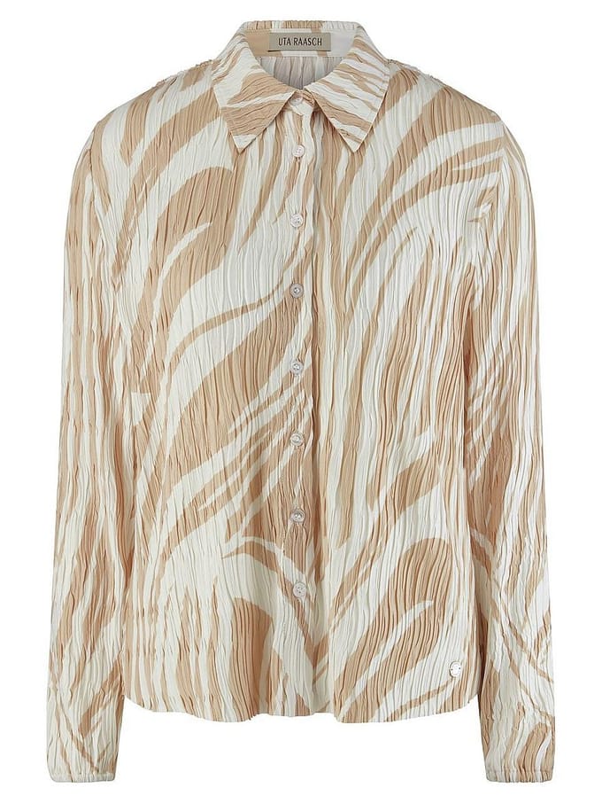 Blouse lange mouwen Van Uta Raasch bruin