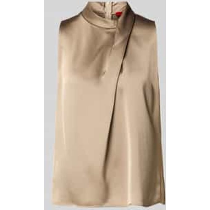 relaxed fit blousetop van satijn model 'CHELINA-1'