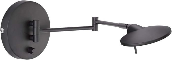 Moderne LED Wandlamp Zwart Draaibare Dimmer