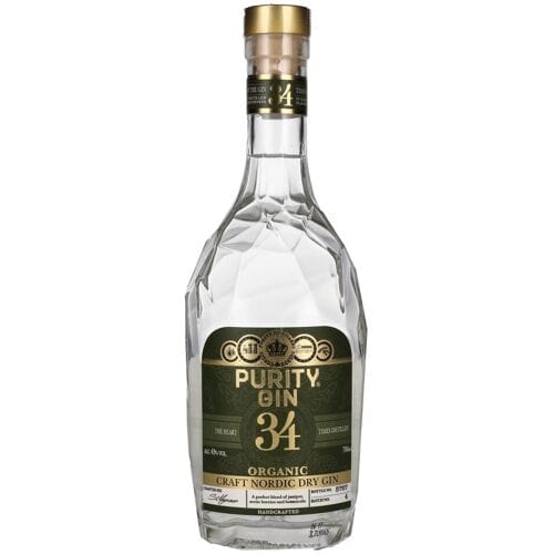 Zuiverheid Wodka &amp; Gin Purity 34 CRAFT NORDIC Organic Dry Gin 43% Vol. 0,7l