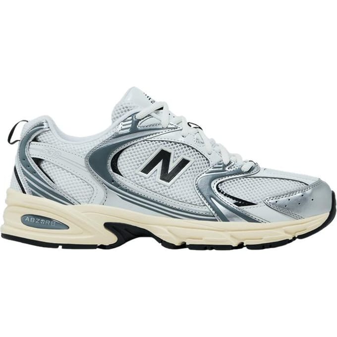 New Balance 530 Zilver Metallic Zwart Cement 41.5 white