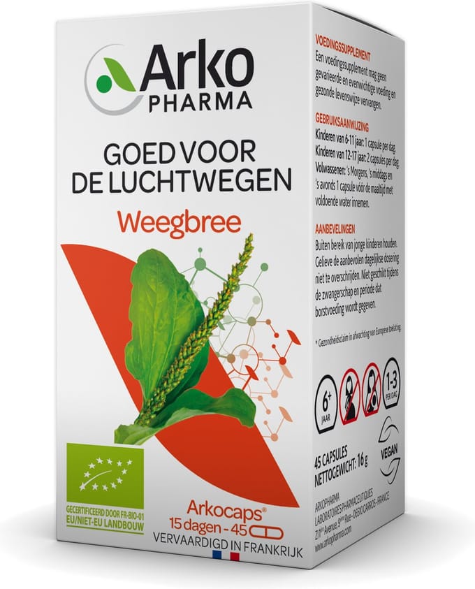 Arkocaps Weegbree - 45 Capsules - Voedingssupplement