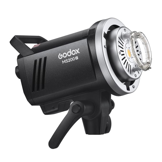 Godox MS200-V Verbeterde Studio Flitslamp 200Ws Stroboscooplamp GN53 0.1-1.8S Recycletijd 5600 +/-200K JP Plug gray