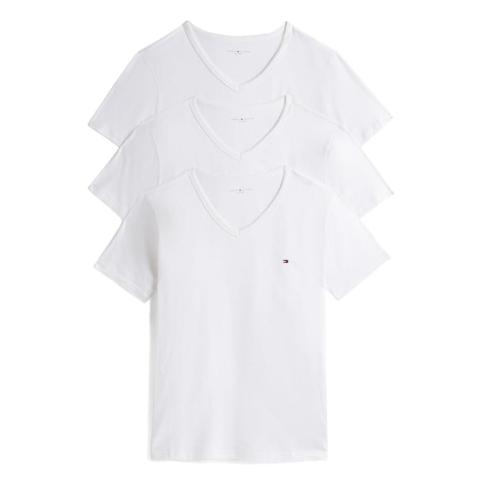 Tommy Hilfiger V-Neck Shirts Heren (3-pack)
