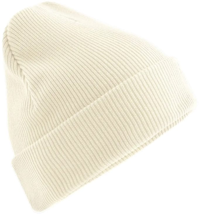 Organic Cotton Original Cuffed Beanie - Off White - One Size