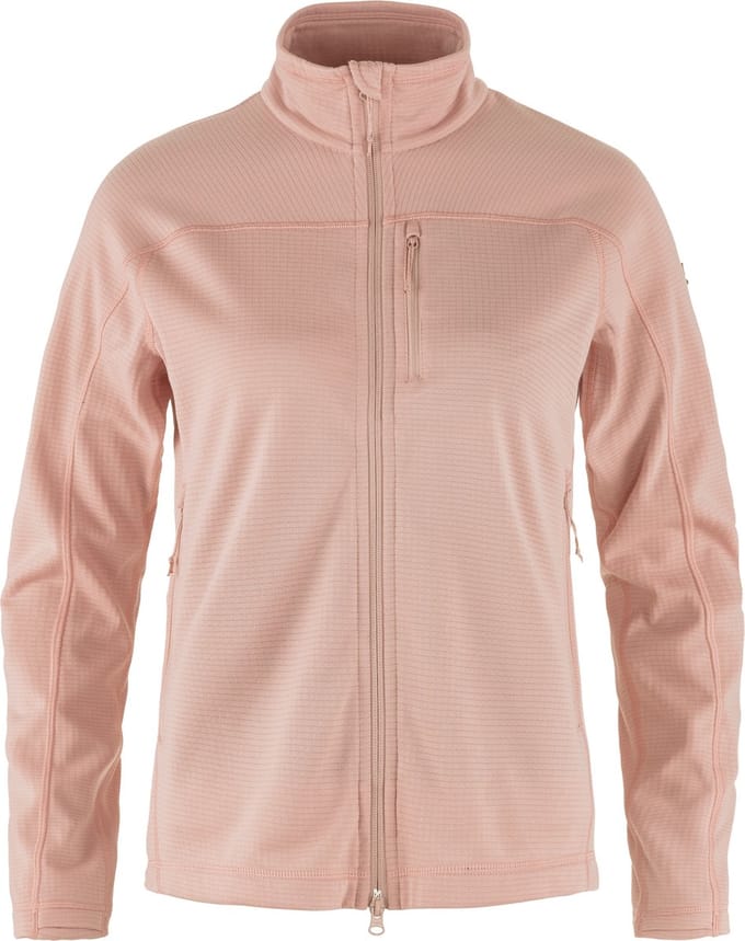 FJALLRAVEN Abisko Lite Fleece Jack c-rose - dames - M