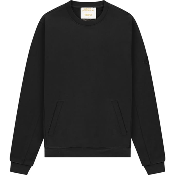 In Gold We Trust The Heart Jet Black Größe: XS | Pullover Outlet | Unisex | Schwarz
