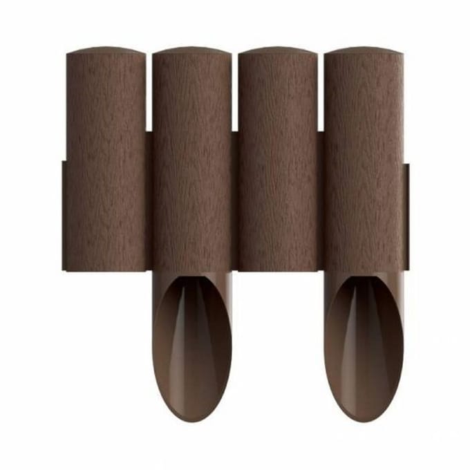 Palisades plastique marron 23x25,5 cm bordures pelouse massifs marron