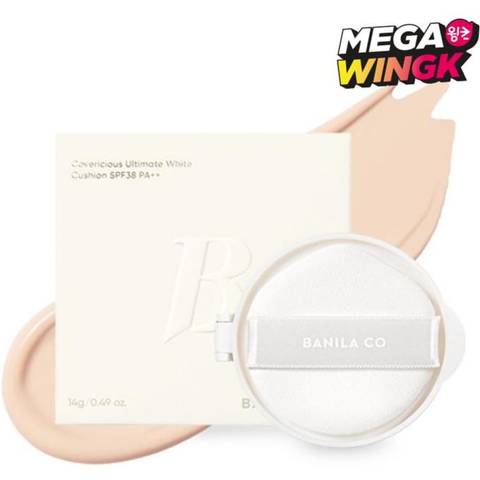 BANILA CO Covericious Ultimate White Cushion Recharge 14g K Beauty Cushion Cream 20