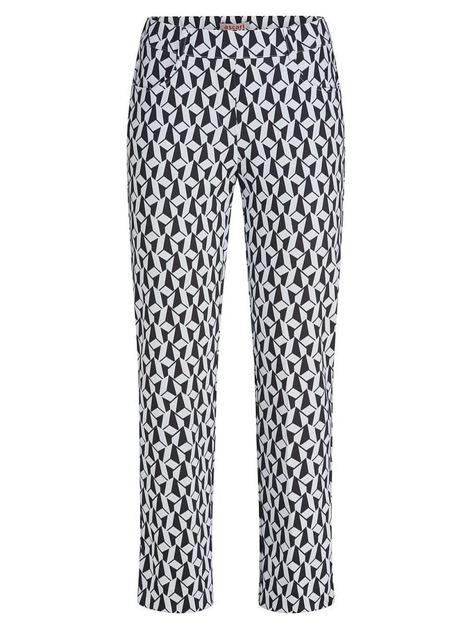 Enkellange broek Van Peter Hahn wit