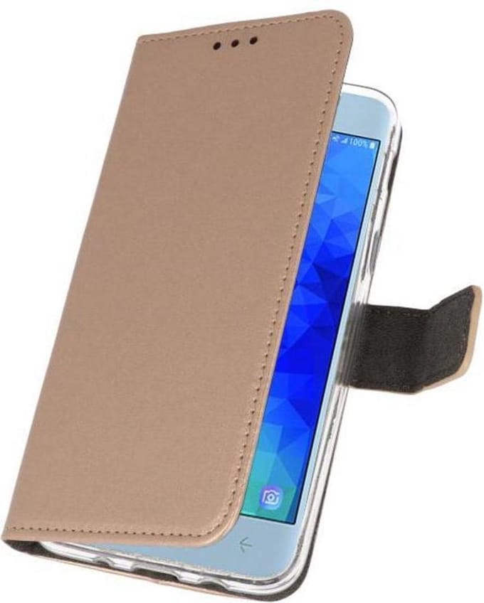 Bestcases Pasjeshouder Telefoonhoesje Samsung Galaxy J3 (2018) -  Goud