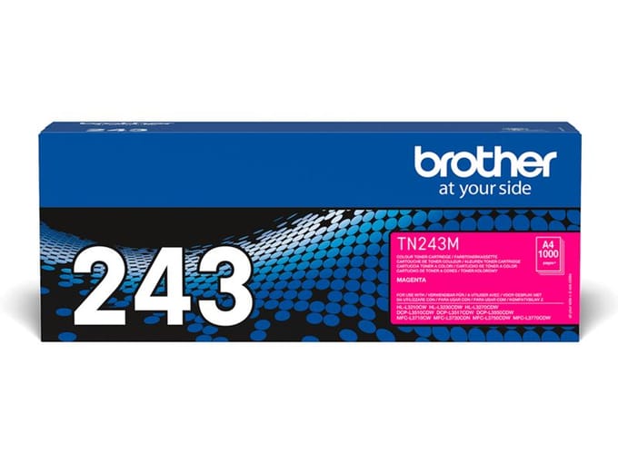 Toner Brother TN-243M, printcapaciteit ca. 1000 pagina's, magenta