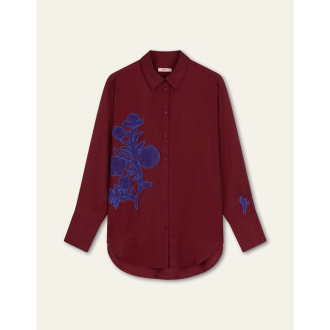Oilily Bodil Blouse- maat40 Cabernet