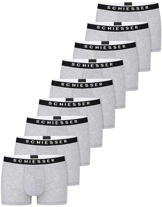 Schiesser Heren retro short / pant 9 pack 95/5 Cotton