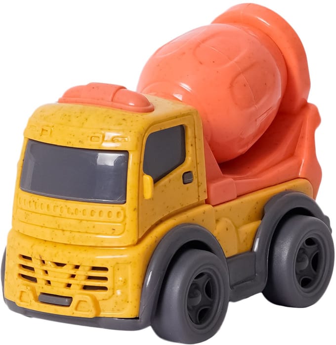 Speelgoedtopdeals - BIOplastic Cementwagen - 8 cm - Duurzaam speelgoed