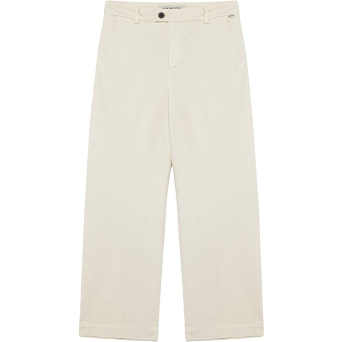 ROY ROGER'S Cremekleurige broek