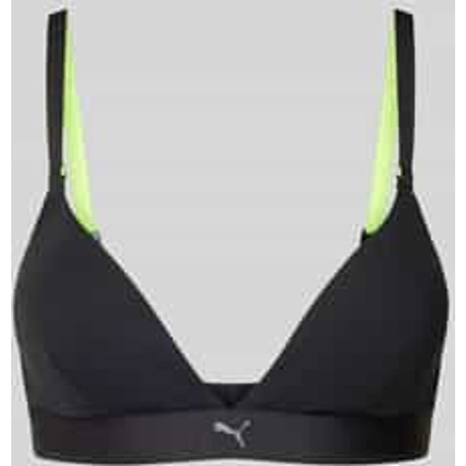 Puma dames BH-top met vulling - Triangle - M - Zwart