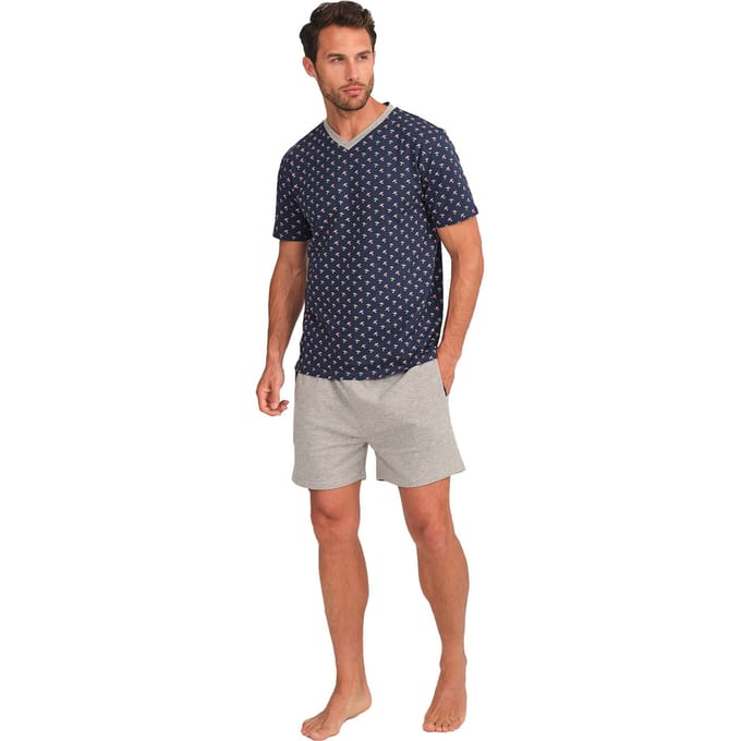 JJBFH5300 Korte mouwen pyjama voor heren