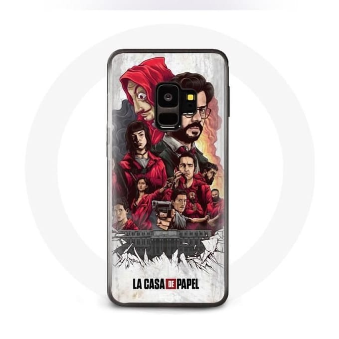 Samsung Galaxy S9 hoesje La Casa De Papel posterkunst