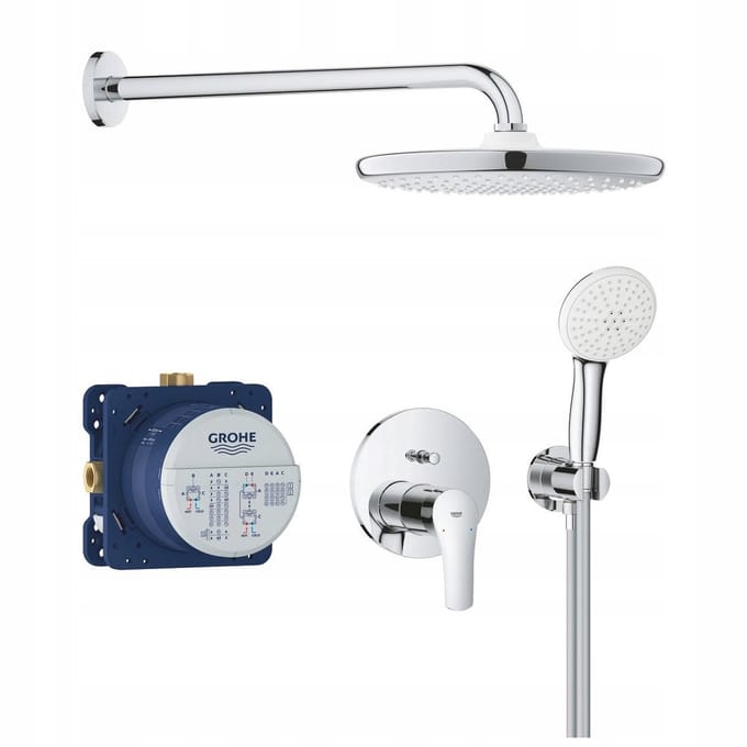 Grohe New Tempesta 100 Doucheset - 2 Straalstanden, Chroom