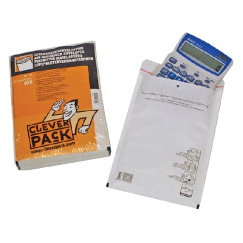 Cleverpack luchtkussen envelop, model no. 14, 180 x 265 mm. kleur wit
