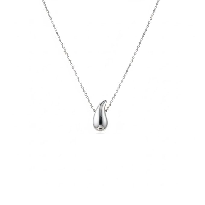 Dames Druppelketting in 925 Sterling Zilver BICLL026