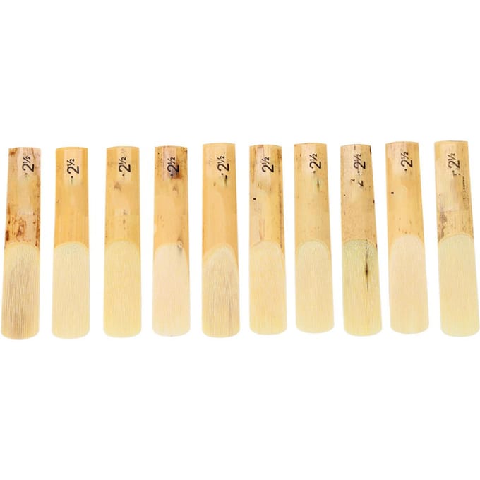 10 stuks Plastic B Flat 2.5 Klarinet Rietjes Reparatie Onderdelen Riet Accessoire beige