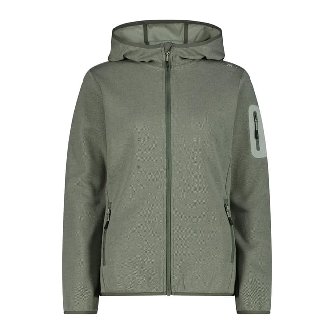 Hoodie met mesh-inzetten dames CMP Knit-Tech