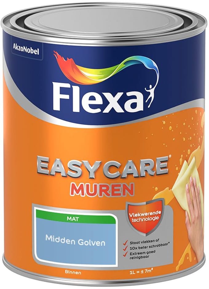 Flexa - Easycare Muren - Midden Golven - Mengverf - 1 L