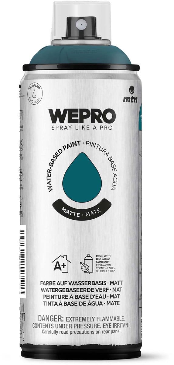 Spuitbus Groen Seaweed Mat MTN WEPRO WATER-BASED PAINT 400ML