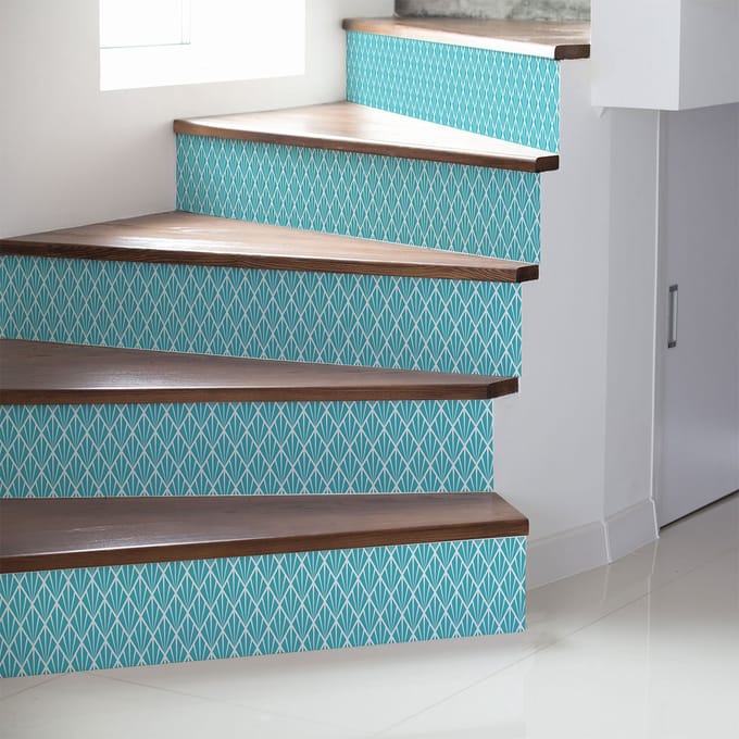 KENTH Stair Tile Riser Stickers - 2 stroken 20x140cm