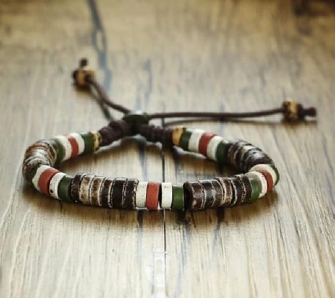 Sorprese armband - Beads - armband dames/heren - kralen - multi - verstelbaar - cadeau - Model L