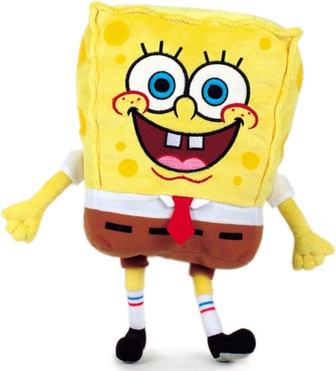 Spongebob Squarepants - Pluche knuffel van 20 cm - Voor alle leeftijden