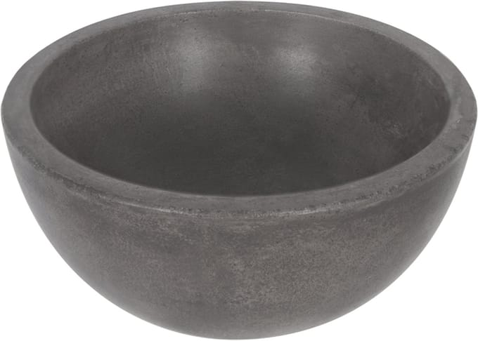 Differnz Boomer Waskom - 20x20x10cm - keramiek - rond - beton