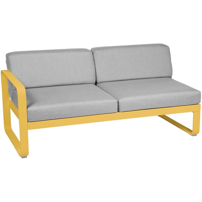 Fermob BELLEVIE 2 zits module links - C6 Honing structuur - 79 Flanelgrijs
