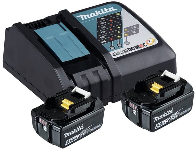 Makita DC18RC battery charger - with battery - 2 - Li-Ion