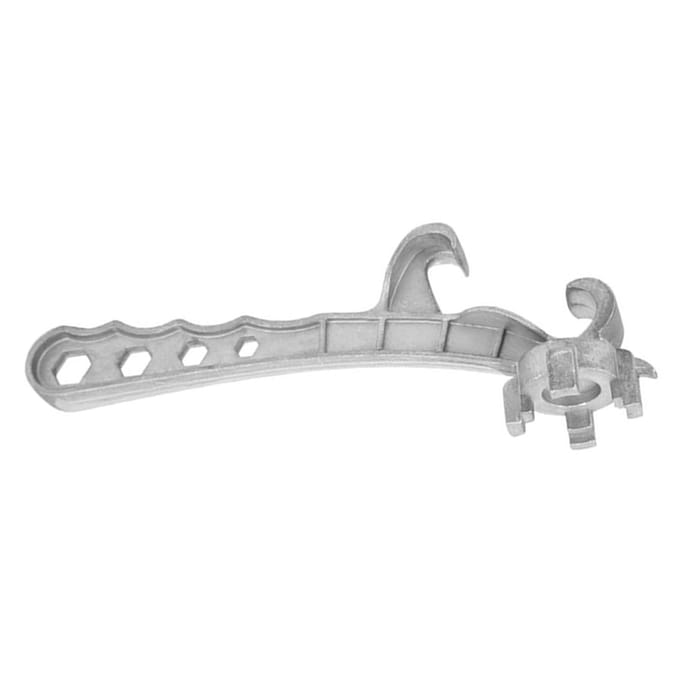 Multifunctionele Emmeropener Aluminiumlegering Arbeidsbesparende Dopmoersleutel Vatdekselopener voor 555 white