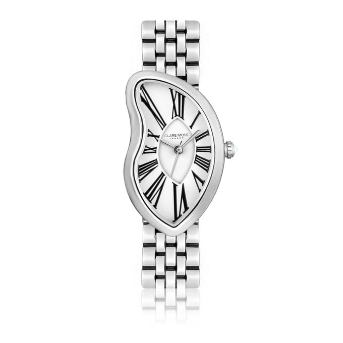 Vrouwenhorloge Clare Moss Old money white Link