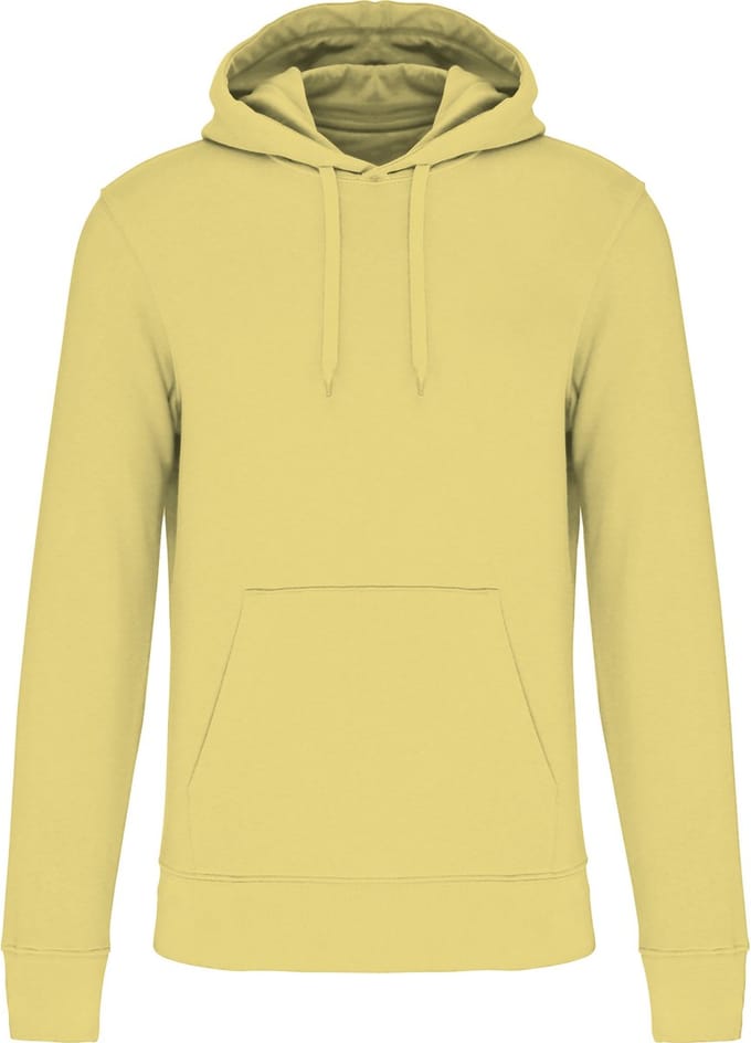 Kariban Ecologische herensweater met capuchon K4027 - Lemon Yellow - 4XL
