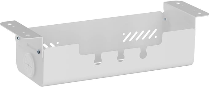 Kabelgoot 494 x 167 x 124 mm horizontaal, mat wit, zwenkbaar