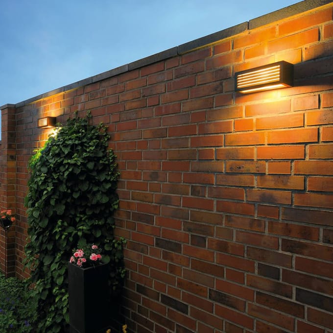 SLV buiten wandlamp Box-L - E27 - antraciet